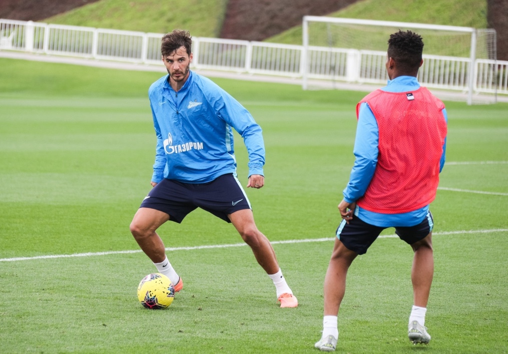 «Газпром»-тренировочные сборы в Катаре: 23 января, утренняя тренировка