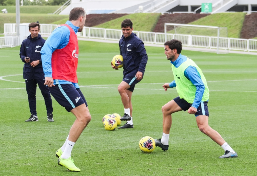 «Газпром»-тренировочные сборы в Катаре: 23 января, утренняя тренировка