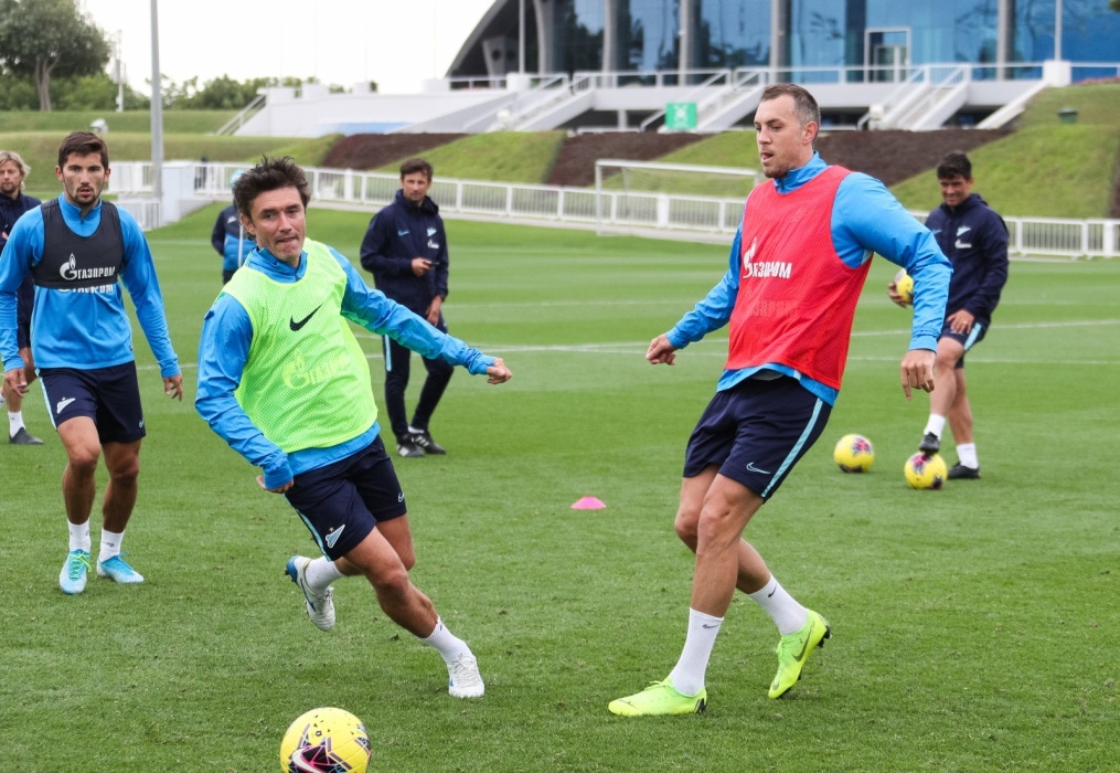 «Газпром»-тренировочные сборы в Катаре: 23 января, утренняя тренировка