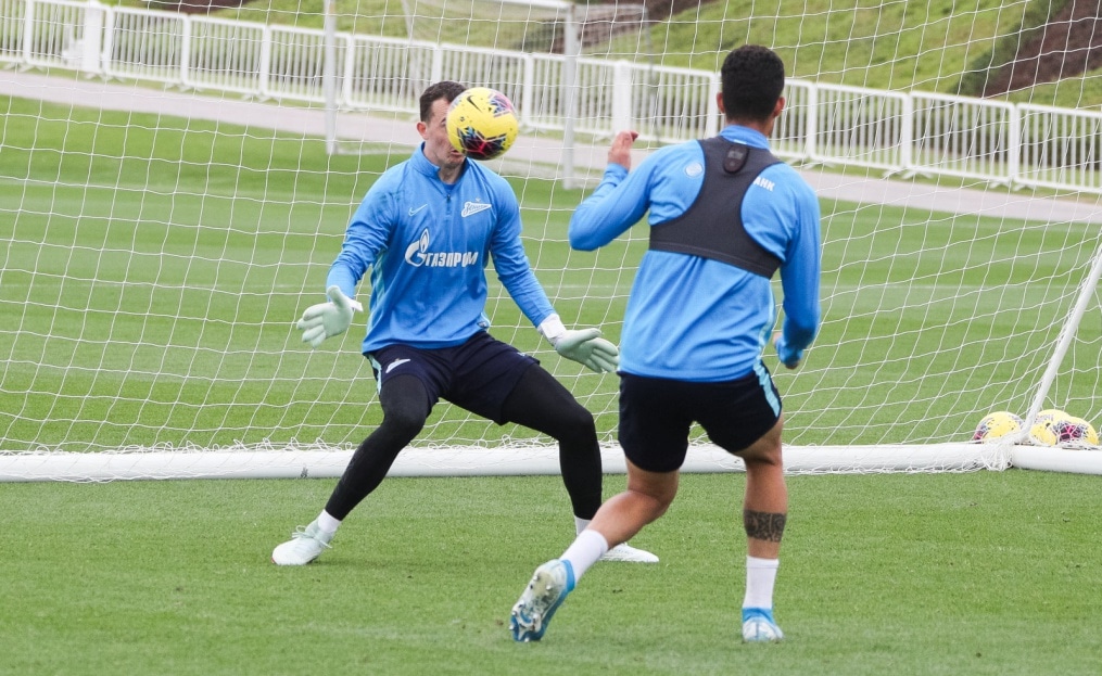 «Газпром»-тренировочные сборы в Катаре: 23 января, утренняя тренировка