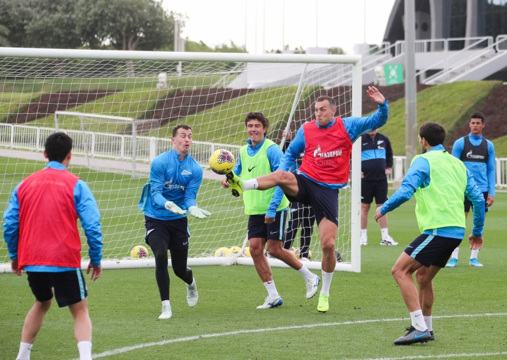 «Газпром»-тренировочные сборы в Катаре: 23 января, утренняя тренировка