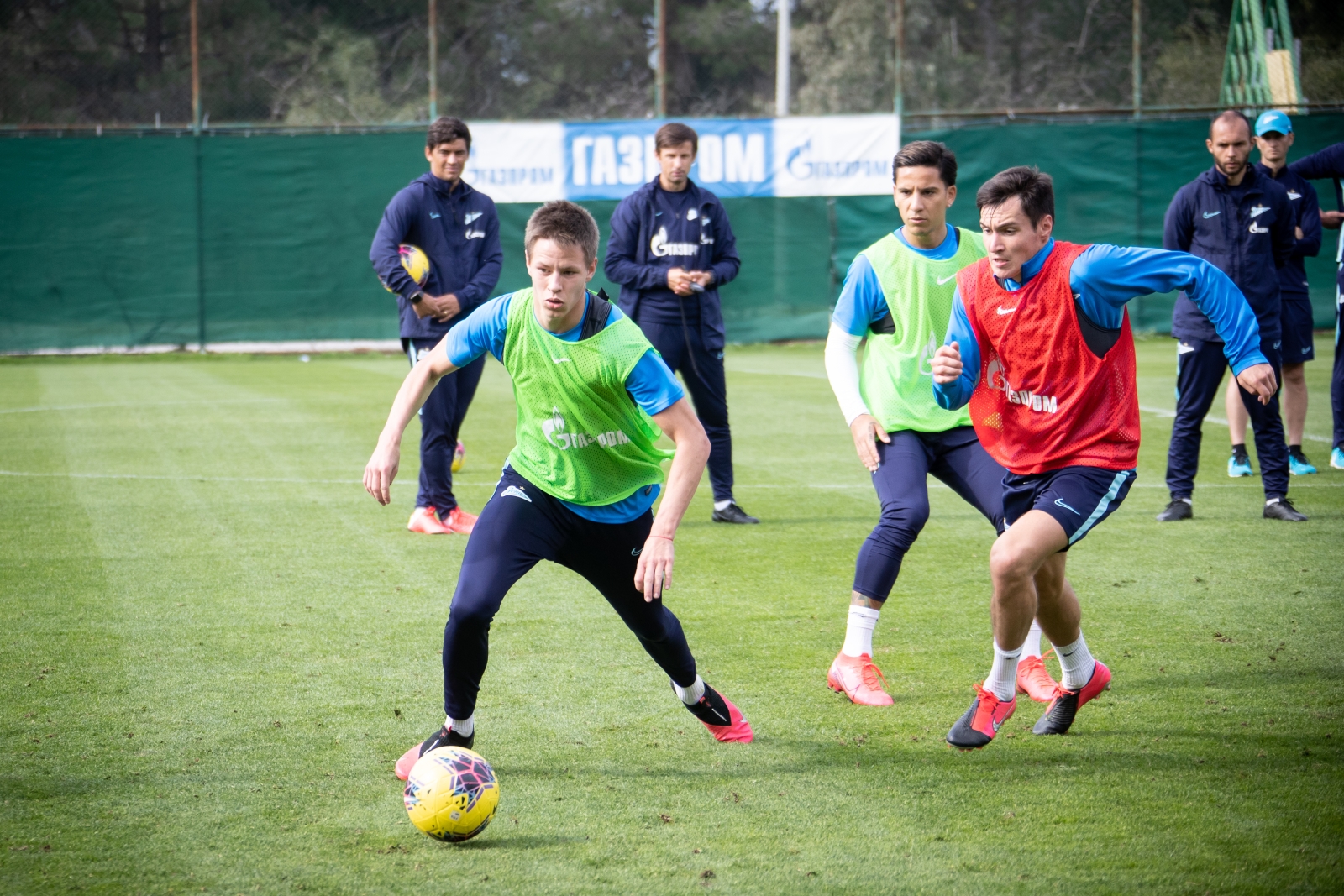«Газпром»-тренировочные сборы в Турции: 20 февраля, утренняя тренировка