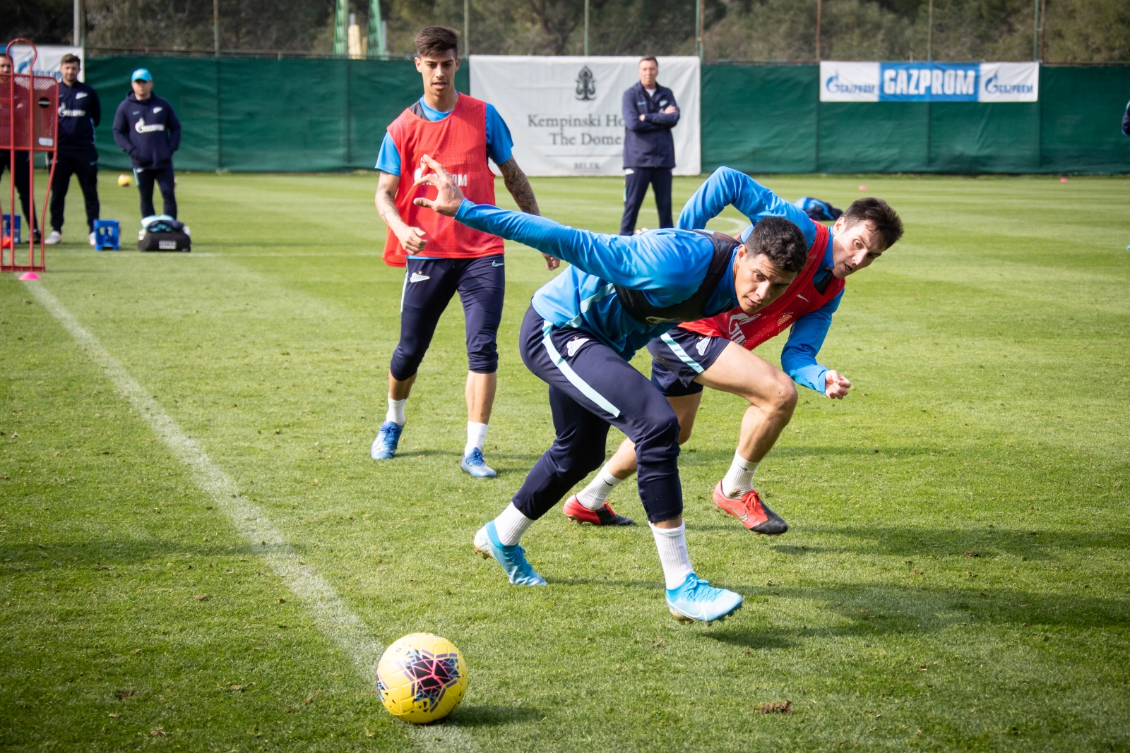 «Газпром»-тренировочные сборы в Турции: 20 февраля, утренняя тренировка