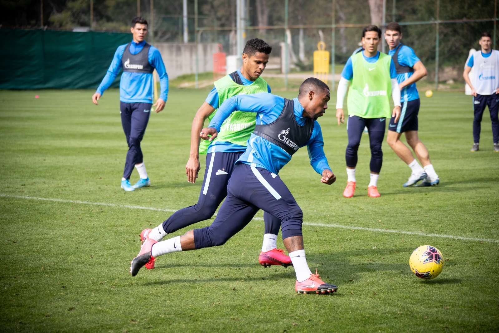 «Газпром»-тренировочные сборы в Турции: 20 февраля, утренняя тренировка