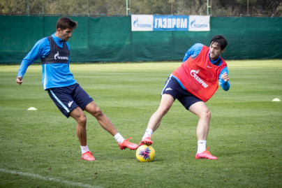 «Газпром»-тренировочные сборы в Турции: 20 февраля, утренняя тренировка