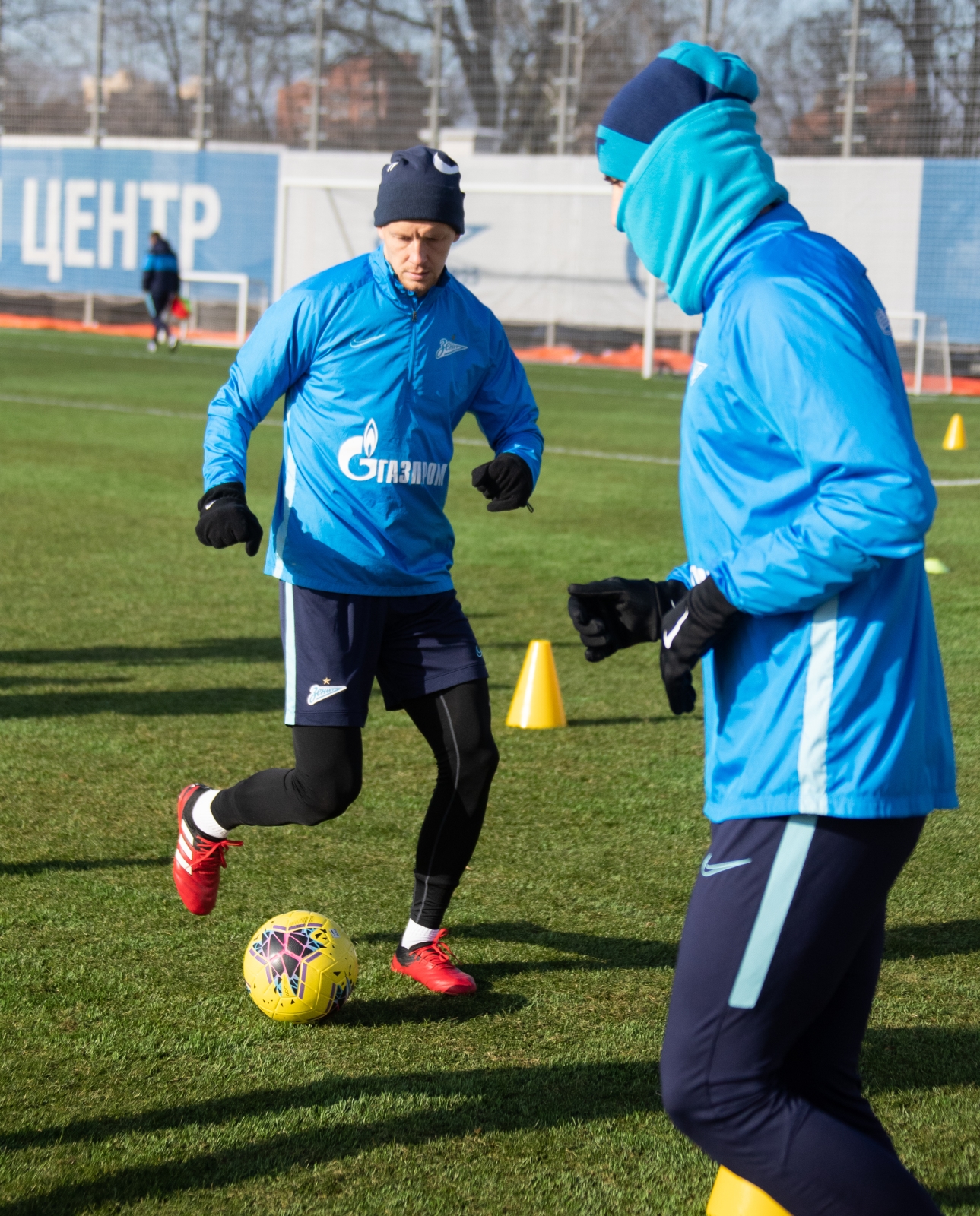 Открытая тренировка «Зенита» перед матчем с «Уфой»