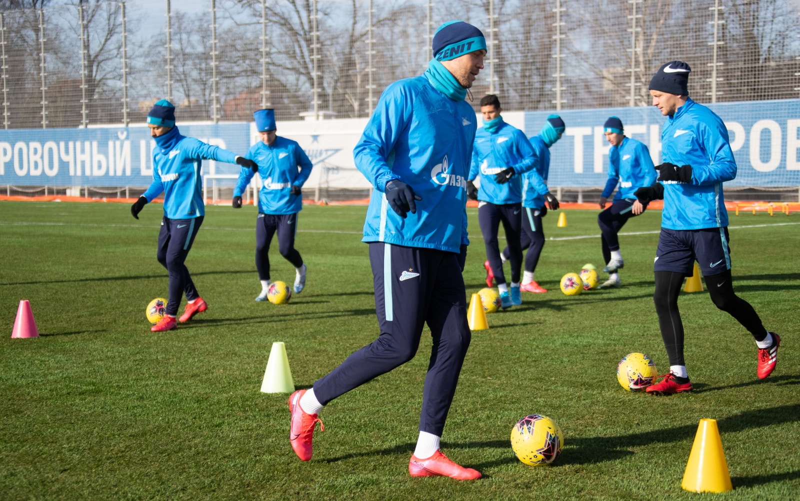 Открытая тренировка «Зенита» перед матчем с «Уфой»