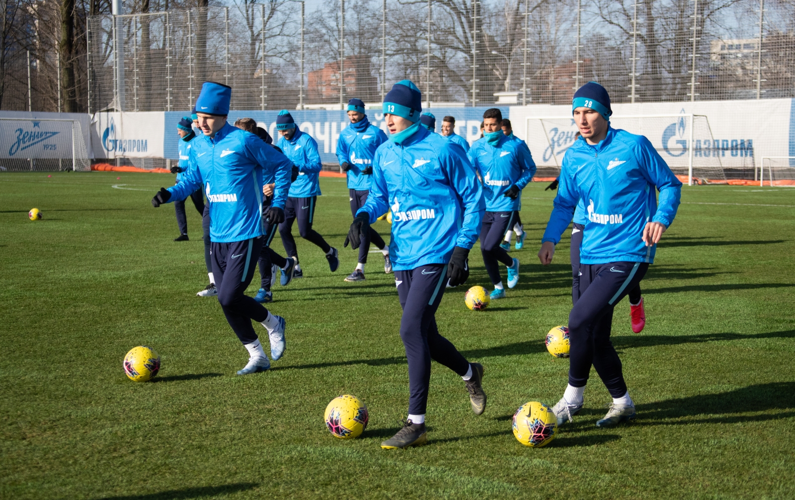 Открытая тренировка «Зенита» перед матчем с «Уфой»
