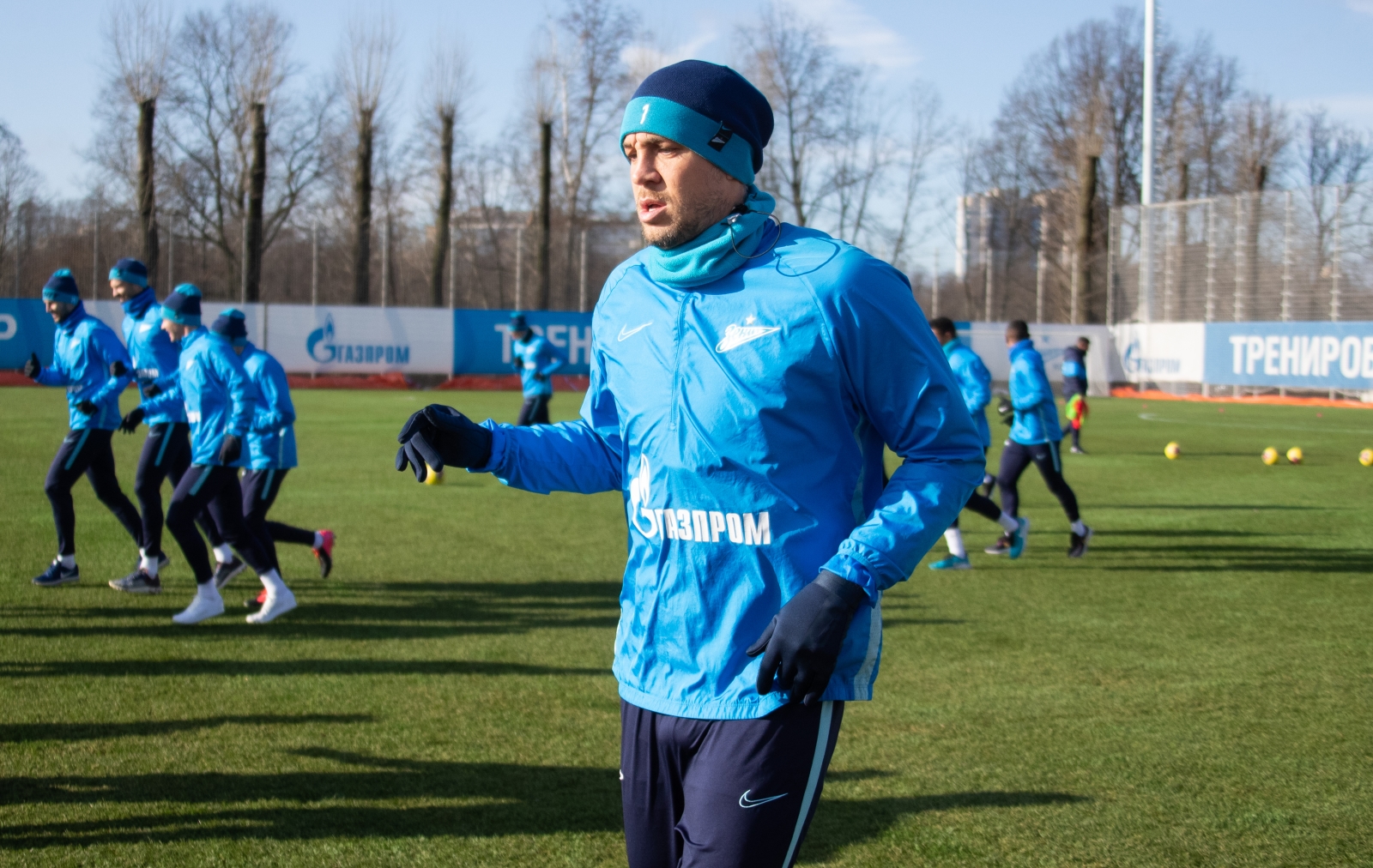 Открытая тренировка «Зенита» перед матчем с «Уфой»