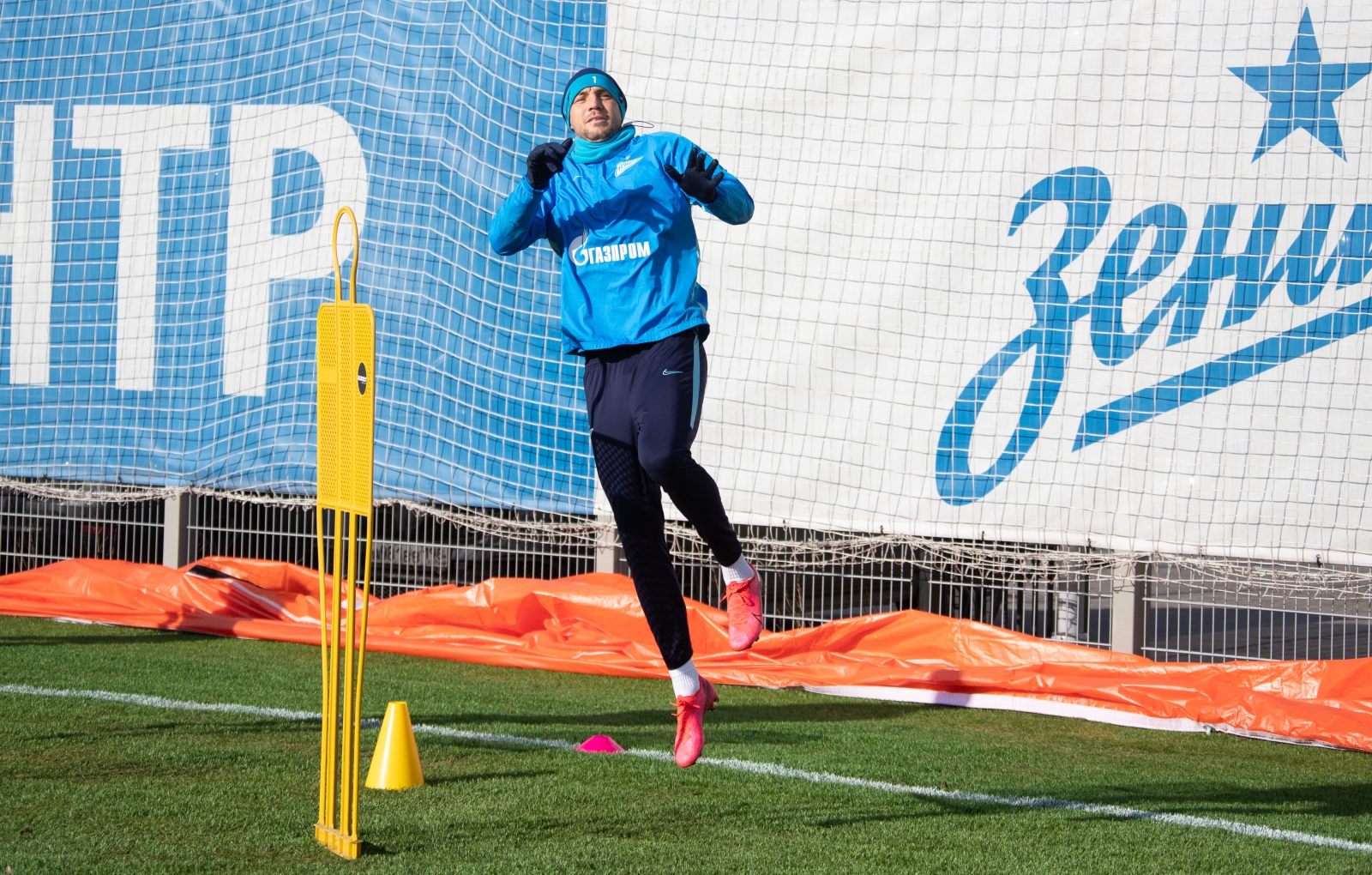 Открытая тренировка «Зенита» перед матчем с «Уфой»