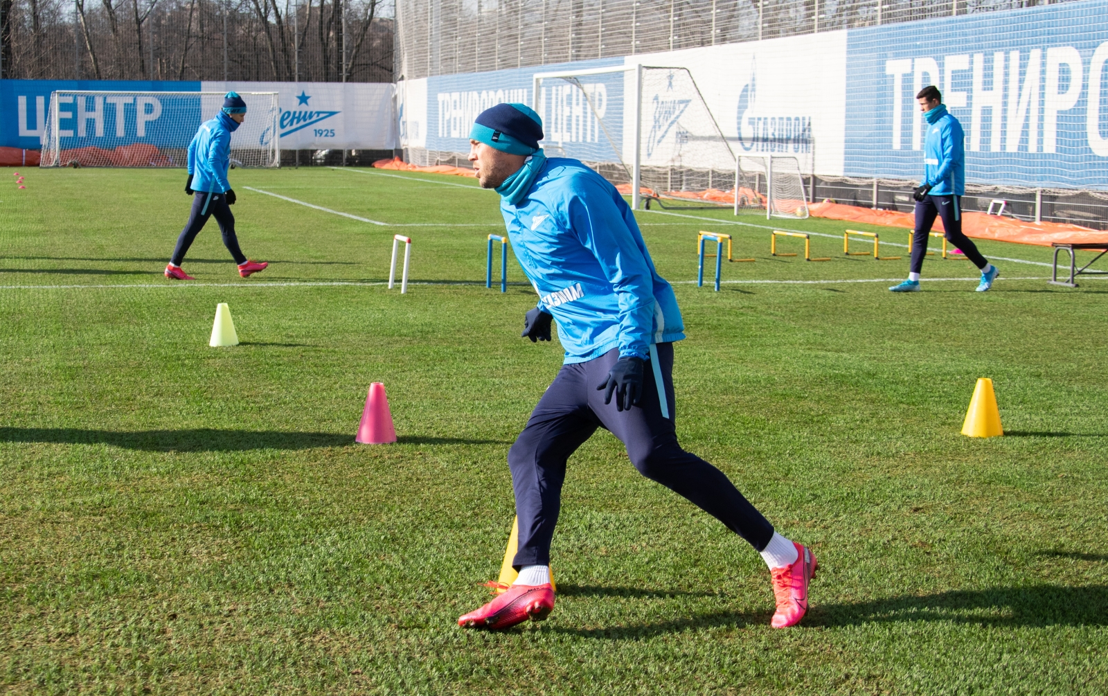 Открытая тренировка «Зенита» перед матчем с «Уфой»