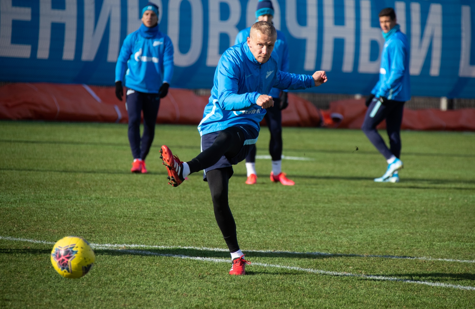 Открытая тренировка «Зенита» перед матчем с «Уфой»