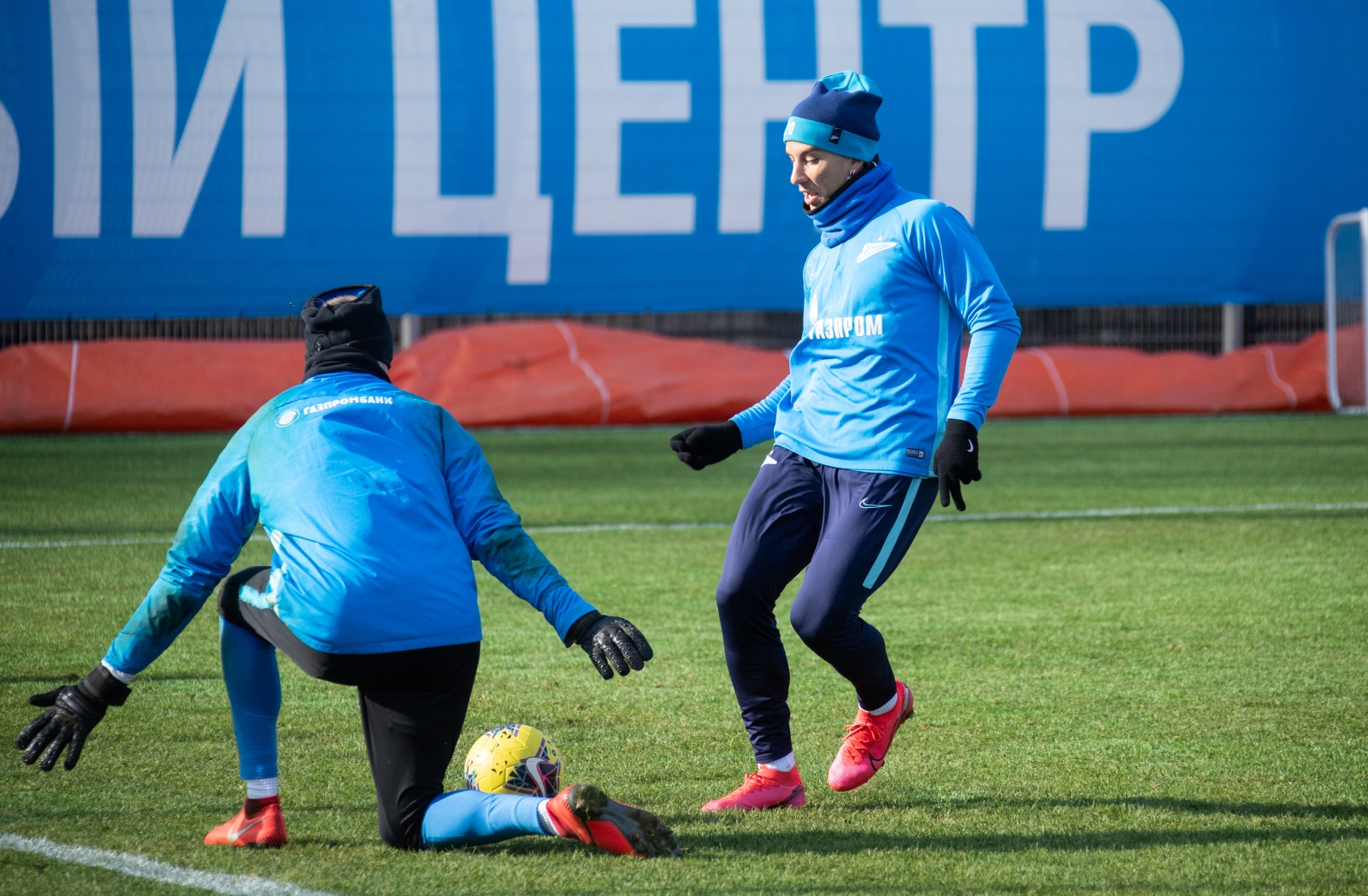Открытая тренировка «Зенита» перед матчем с «Уфой»