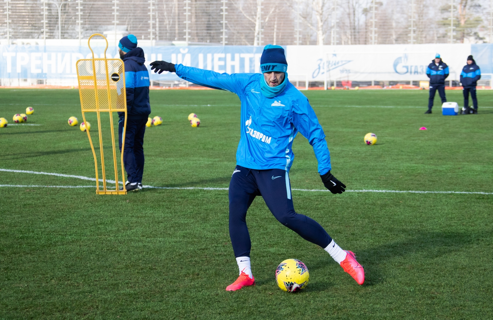 Открытая тренировка «Зенита» перед матчем с «Уфой»