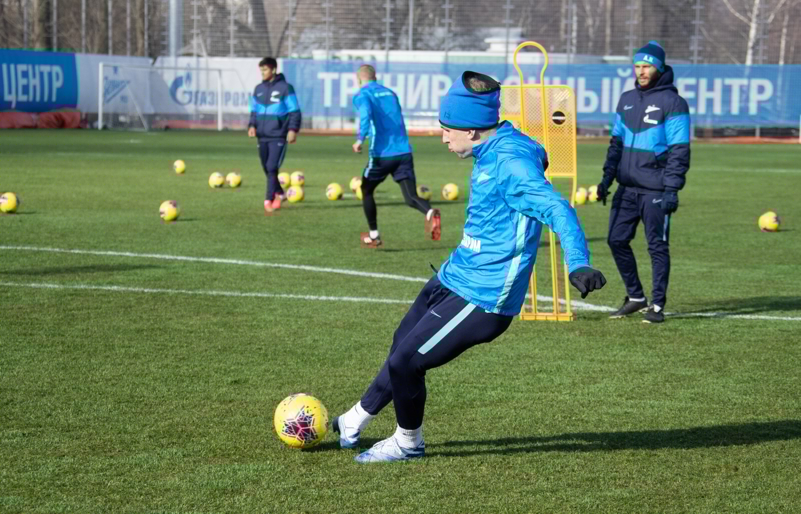 Открытая тренировка «Зенита» перед матчем с «Уфой»