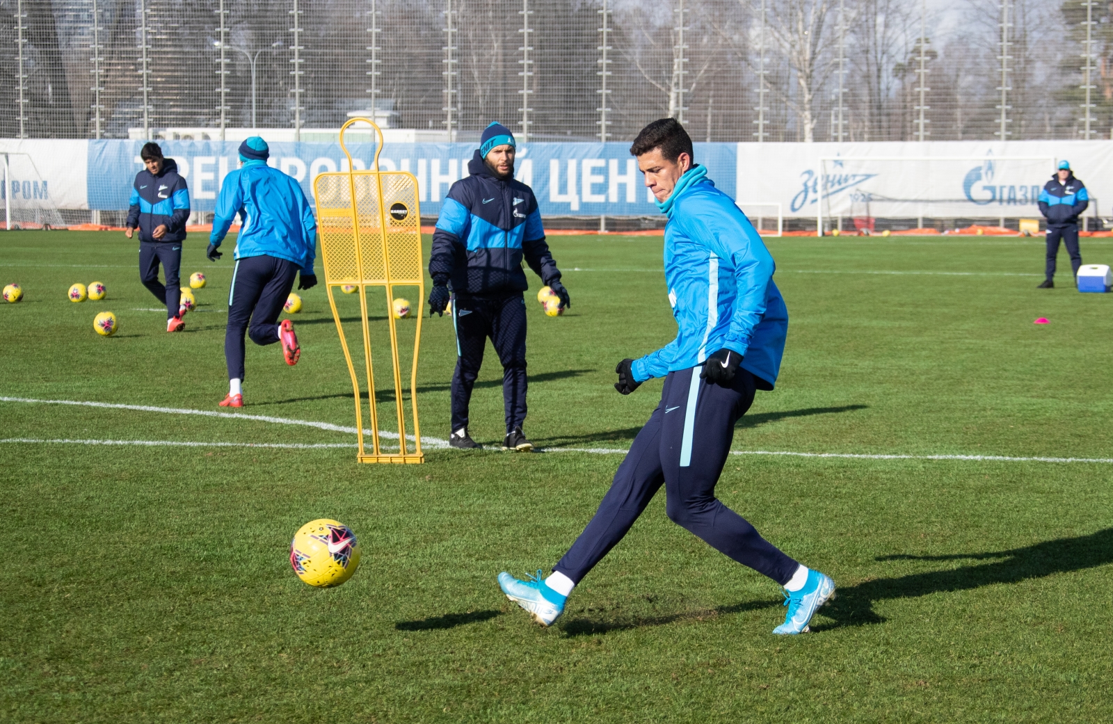 Открытая тренировка «Зенита» перед матчем с «Уфой»