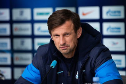 Пресс-конференция «Зенита» перед матчем с «Уфой»