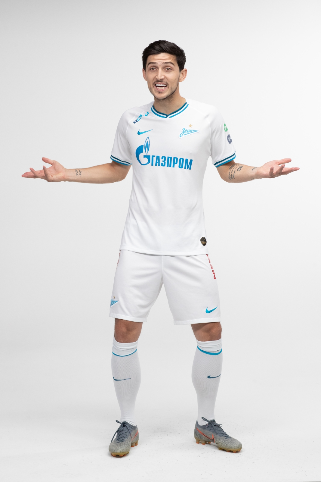 Фотосессия футболистов и тренеров основного состава ФК «Зенит» сезона 2019/20