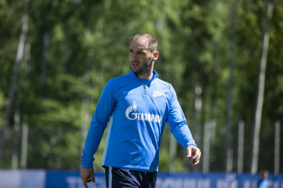 Первая летняя тренировка «Зенита» в Удельном парке