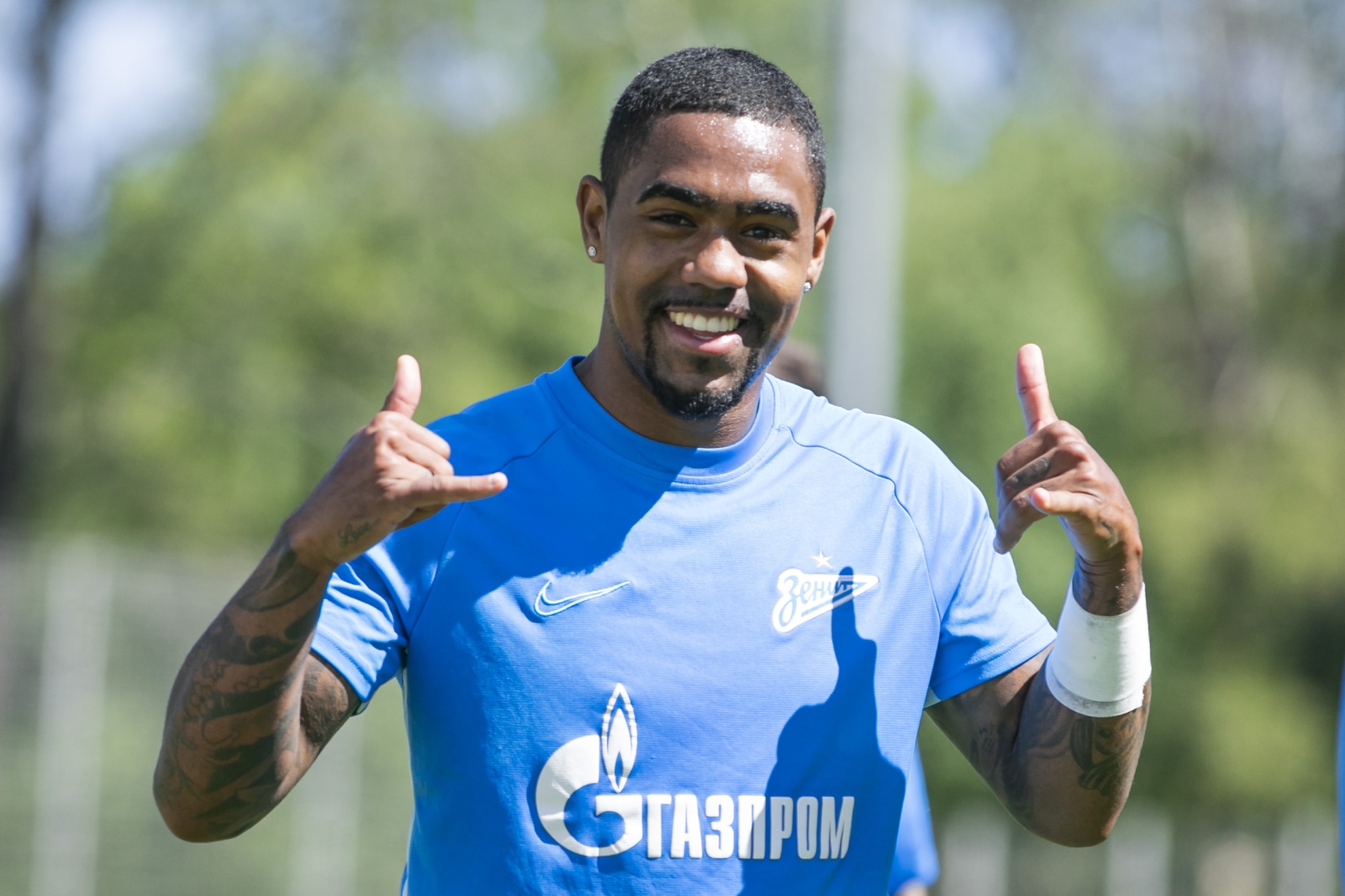 Первая летняя тренировка «Зенита» в Удельном парке