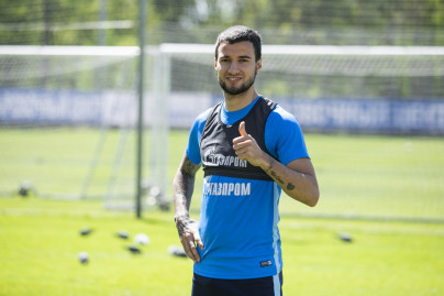 Первая летняя тренировка «Зенита» в Удельном парке