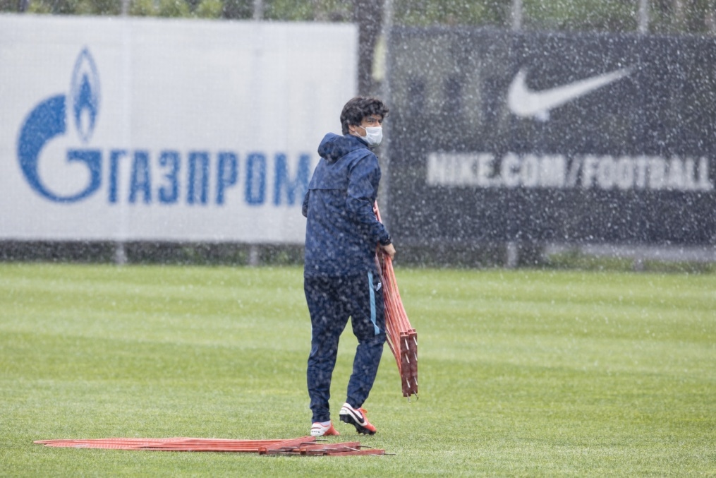 Тренировка «Зенита» перед стартом второй части сезона 2019/20