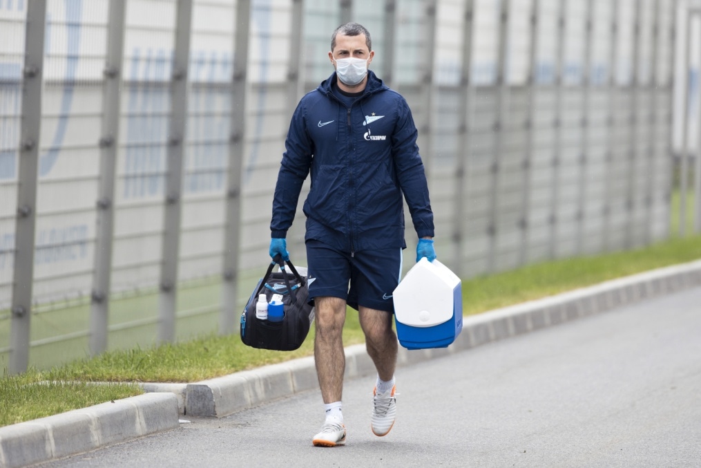 Тренировка «Зенита» перед стартом второй части сезона 2019/20