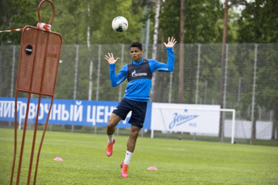 Тренировка «Зенита» перед стартом второй части сезона 2019/20