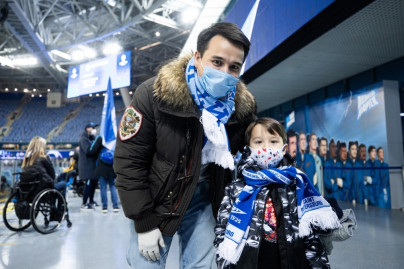 Фан-променад на матче Лиги Чемпионов УЕФА 2020/21, «Зенит» — «Брюгге»