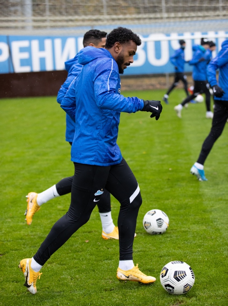 Тренировка «Зенита» перед матчем с «Рубином»