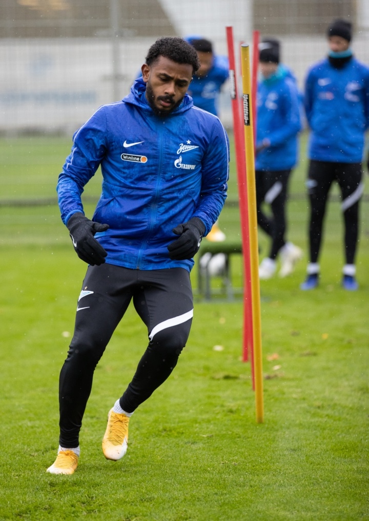 Тренировка «Зенита» перед матчем с «Рубином»