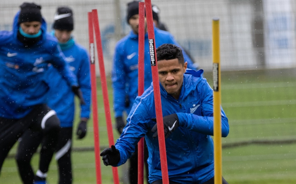 Тренировка «Зенита» перед матчем с «Рубином»