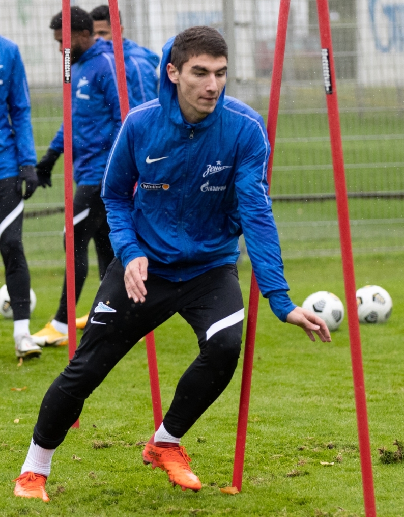 Тренировка «Зенита» перед матчем с «Рубином»