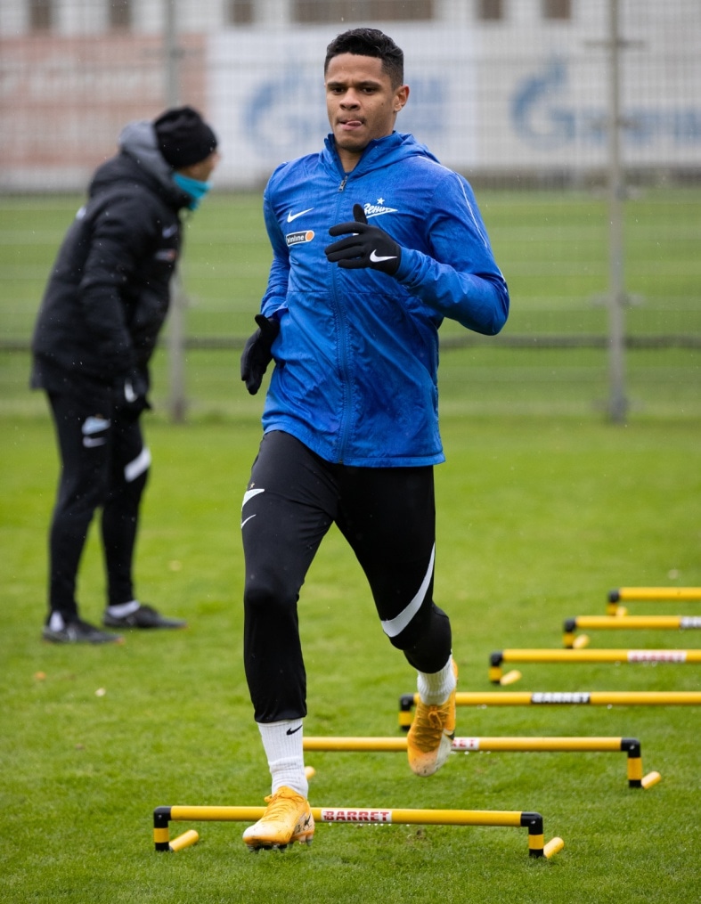 Тренировка «Зенита» перед матчем с «Рубином»