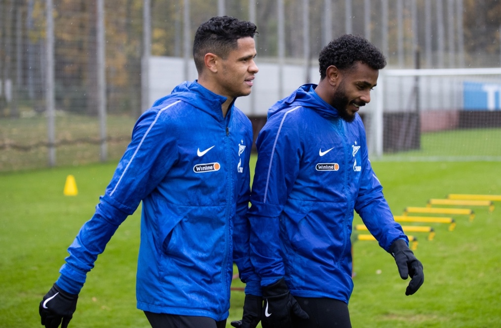 Тренировка «Зенита» перед матчем с «Рубином»