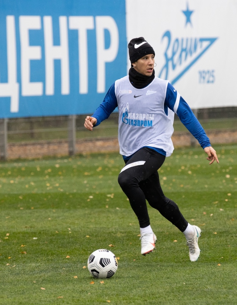 Тренировка «Зенита» перед матчем с «Рубином»