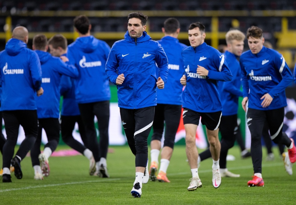 Открытая тренировка «Зенита» перед матчем с «Боруссией»