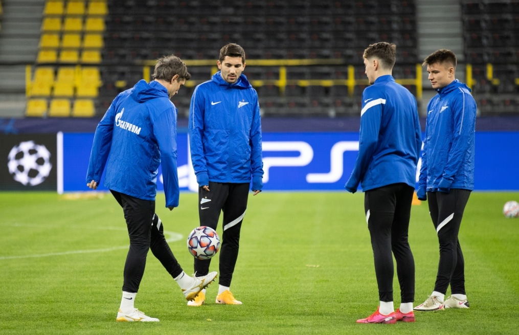 Открытая тренировка «Зенита» перед матчем с «Боруссией»