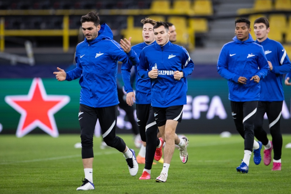 Открытая тренировка «Зенита» перед матчем с «Боруссией»