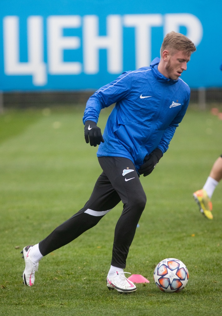 Тренировка «Зенита» перед матчем с «Лацио»