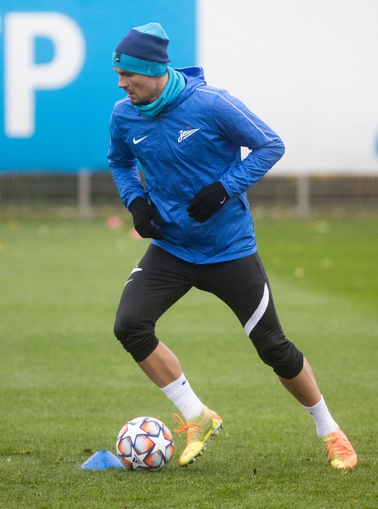 Тренировка «Зенита» перед матчем с «Лацио»