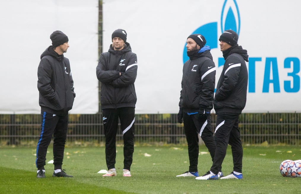 Тренировка «Зенита» перед матчем с «Лацио»