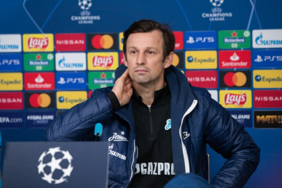 Пресс-конференция «Зенита» перед матчем с «Лацио»