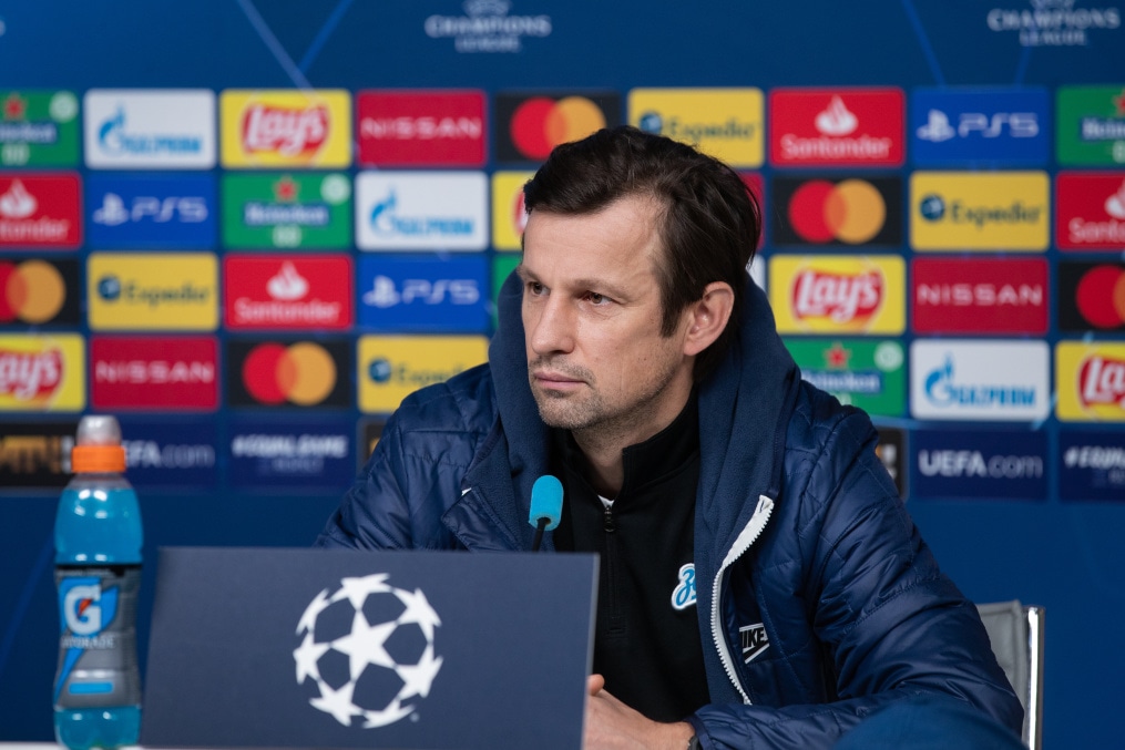 Пресс-конференция «Зенита» перед матчем с «Лацио»