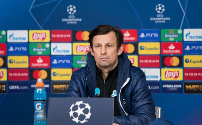 Пресс-конференция «Зенита» перед матчем с «Лацио»