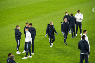 Прогулка «Лацио» перед матчем с «Зенитом»