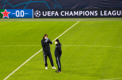 Прогулка «Лацио» перед матчем с «Зенитом»