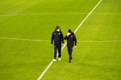 Прогулка «Лацио» перед матчем с «Зенитом»