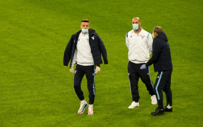 Прогулка «Лацио» перед матчем с «Зенитом»