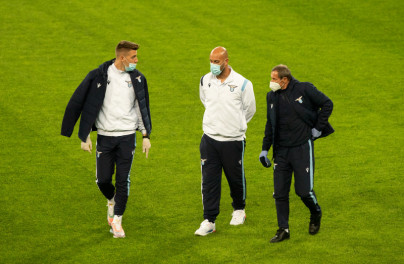 Прогулка «Лацио» перед матчем с «Зенитом»